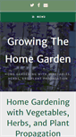 Mobile Screenshot of growingthehomegarden.com